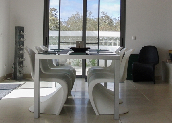 Dining area from lounge