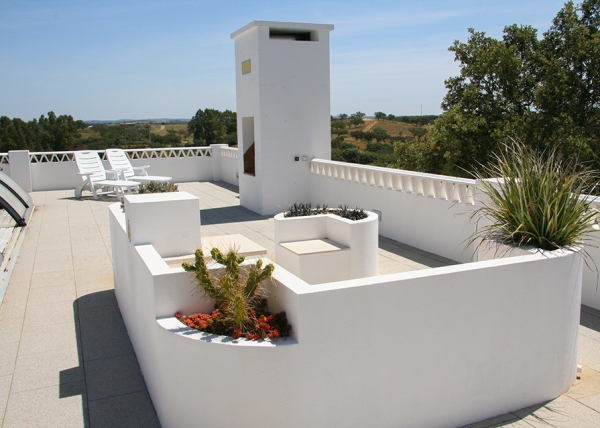 Seating apartment roof terrace