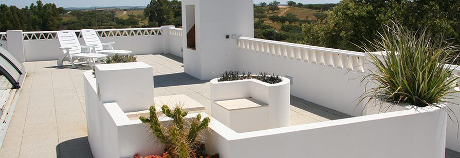 Seating apartment roof terrace