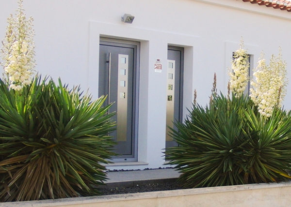 Entrance to house