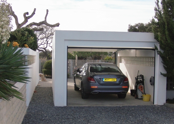 Drive through garage