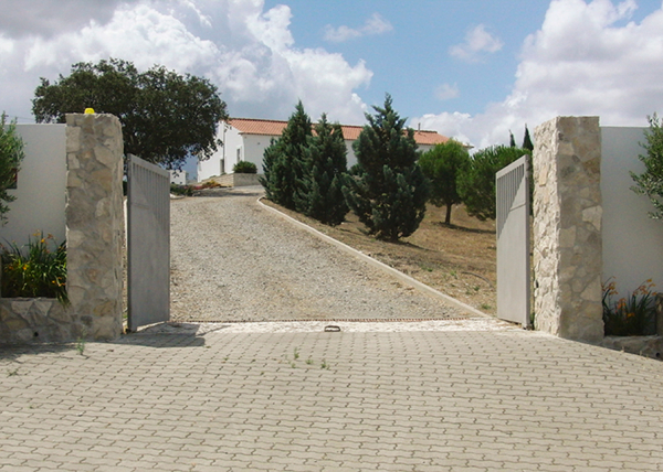 Gated driveway