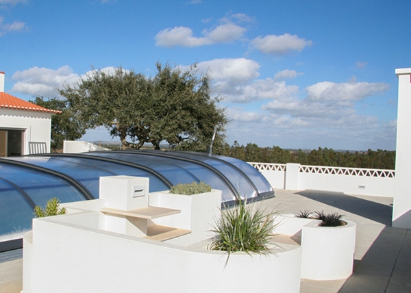 Seating apartment roof terrace