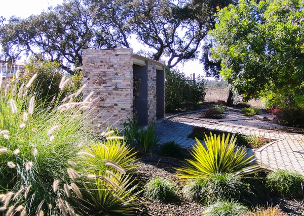 Wood store and bore hole cover