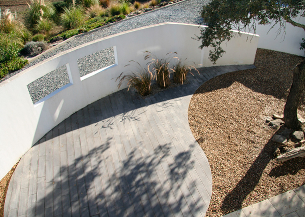 Apartment decking area
