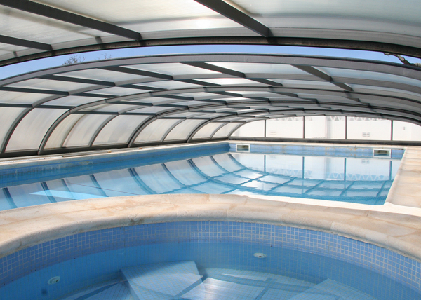 Pool under cover